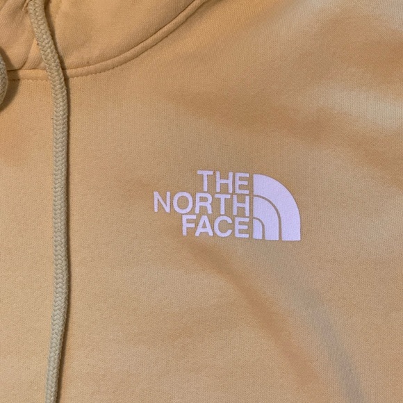 North Face Hoodie Men's Large Box NSE Pullover Yellow Black Box Outdoors Hiking - Picture 2 of 14
